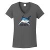 Ladies Heavy Cotton ™ 100% Cotton V Neck T Shirt Thumbnail