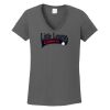 Ladies Heavy Cotton ™ 100% Cotton V Neck T Shirt Thumbnail