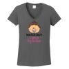 Ladies Heavy Cotton ™ 100% Cotton V Neck T Shirt Thumbnail