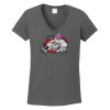 Ladies Heavy Cotton ™ 100% Cotton V Neck T Shirt Thumbnail