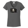 Ladies Heavy Cotton ™ 100% Cotton V Neck T Shirt Thumbnail