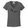 Ladies Heavy Cotton ™ 100% Cotton V Neck T Shirt Thumbnail