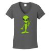 Ladies Heavy Cotton ™ 100% Cotton V Neck T Shirt Thumbnail