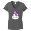 Ladies Heavy Cotton ™ 100% Cotton V Neck T Shirt Thumbnail