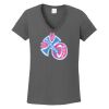 Ladies Heavy Cotton ™ 100% Cotton V Neck T Shirt Thumbnail