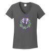 Ladies Heavy Cotton ™ 100% Cotton V Neck T Shirt Thumbnail