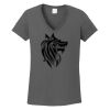 Ladies Heavy Cotton ™ 100% Cotton V Neck T Shirt Thumbnail