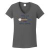 Ladies Heavy Cotton ™ 100% Cotton V Neck T Shirt Thumbnail