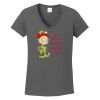 Ladies Heavy Cotton ™ 100% Cotton V Neck T Shirt Thumbnail