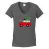 Ladies Heavy Cotton ™ 100% Cotton V Neck T Shirt Thumbnail