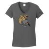 Ladies Heavy Cotton ™ 100% Cotton V Neck T Shirt Thumbnail