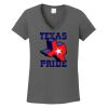 Ladies Heavy Cotton ™ 100% Cotton V Neck T Shirt Thumbnail