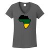 Ladies Heavy Cotton ™ 100% Cotton V Neck T Shirt Thumbnail