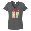 Ladies Heavy Cotton ™ 100% Cotton V Neck T Shirt Thumbnail