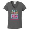 Ladies Heavy Cotton ™ 100% Cotton V Neck T Shirt Thumbnail