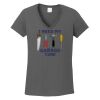 Ladies Heavy Cotton ™ 100% Cotton V Neck T Shirt Thumbnail