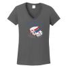 Ladies Heavy Cotton ™ 100% Cotton V Neck T Shirt Thumbnail