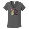 Ladies Heavy Cotton ™ 100% Cotton V Neck T Shirt Thumbnail
