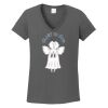 Ladies Heavy Cotton ™ 100% Cotton V Neck T Shirt Thumbnail