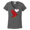Ladies Heavy Cotton ™ 100% Cotton V Neck T Shirt Thumbnail