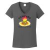 Ladies Heavy Cotton ™ 100% Cotton V Neck T Shirt Thumbnail