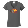 Ladies Heavy Cotton ™ 100% Cotton V Neck T Shirt Thumbnail