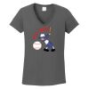 Ladies Heavy Cotton ™ 100% Cotton V Neck T Shirt Thumbnail