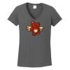 Ladies Heavy Cotton ™ 100% Cotton V Neck T Shirt Thumbnail