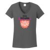Ladies Heavy Cotton ™ 100% Cotton V Neck T Shirt Thumbnail
