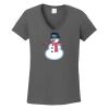 Ladies Heavy Cotton ™ 100% Cotton V Neck T Shirt Thumbnail