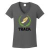Ladies Heavy Cotton ™ 100% Cotton V Neck T Shirt Thumbnail