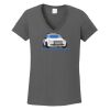 Ladies Heavy Cotton ™ 100% Cotton V Neck T Shirt Thumbnail