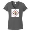 Ladies Heavy Cotton ™ 100% Cotton V Neck T Shirt Thumbnail