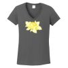 Ladies Heavy Cotton ™ 100% Cotton V Neck T Shirt Thumbnail