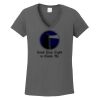 Ladies Heavy Cotton ™ 100% Cotton V Neck T Shirt Thumbnail