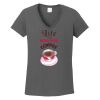 Ladies Heavy Cotton ™ 100% Cotton V Neck T Shirt Thumbnail