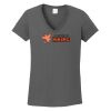 Ladies Heavy Cotton ™ 100% Cotton V Neck T Shirt Thumbnail