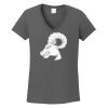 Ladies Heavy Cotton ™ 100% Cotton V Neck T Shirt Thumbnail