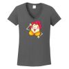 Ladies Heavy Cotton ™ 100% Cotton V Neck T Shirt Thumbnail