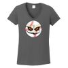 Ladies Heavy Cotton ™ 100% Cotton V Neck T Shirt Thumbnail
