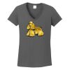 Ladies Heavy Cotton ™ 100% Cotton V Neck T Shirt Thumbnail