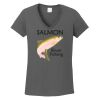 Ladies Heavy Cotton ™ 100% Cotton V Neck T Shirt Thumbnail
