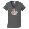 Ladies Heavy Cotton ™ 100% Cotton V Neck T Shirt Thumbnail