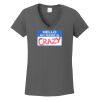 Ladies Heavy Cotton ™ 100% Cotton V Neck T Shirt Thumbnail