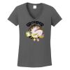 Ladies Heavy Cotton ™ 100% Cotton V Neck T Shirt Thumbnail