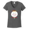 Ladies Heavy Cotton ™ 100% Cotton V Neck T Shirt Thumbnail