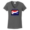 Ladies Heavy Cotton ™ 100% Cotton V Neck T Shirt Thumbnail