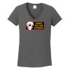 Ladies Heavy Cotton ™ 100% Cotton V Neck T Shirt Thumbnail
