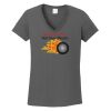 Ladies Heavy Cotton ™ 100% Cotton V Neck T Shirt Thumbnail