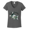 Ladies Heavy Cotton ™ 100% Cotton V Neck T Shirt Thumbnail